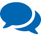 Blue Speech Bubble